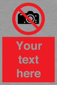 PV5152: Custom No photography Sign