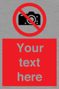 PV5152: Custom No photography Sign