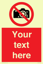 PV5152: Custom No photography Sign