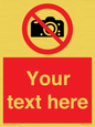 PV5152: Custom No photography Sign