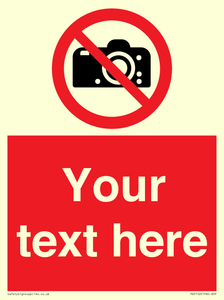 PV5152: Custom No photography Sign
