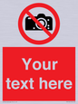 PV5152: Custom No photography Sign