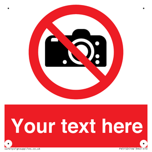 PV5152: Custom No photography Sign