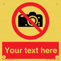 PV5152: Custom No photography Sign