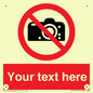 PV5152: Custom No photography Sign