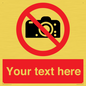 PV5152: Custom No photography Sign
