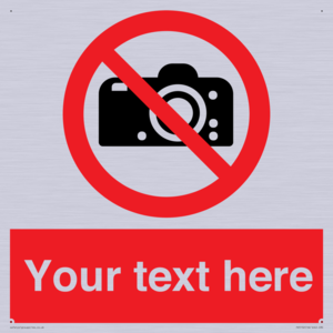PV5152: Custom No photography Sign
