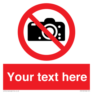 PV5152: Custom No photography Sign