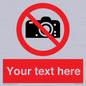 PV5152: Custom No photography Sign