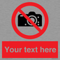PV5152: Custom No photography Sign