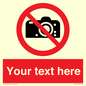 PV5152: Custom No photography Sign