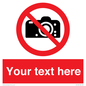 PV5152: Custom No photography Sign