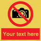 PV5152: Custom No photography Sign