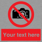 PV5152: Custom No photography Sign