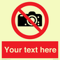 PV5152: Custom No photography Sign