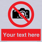 PV5152: Custom No photography Sign