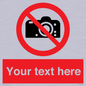 PV5152: Custom No photography Sign