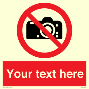 PV5152: Custom No photography Sign