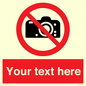 PV5152: Custom No photography Sign