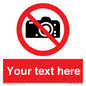 PV5152: Custom No photography Sign