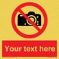 PV5152: Custom No photography Sign