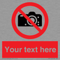 PV5152: Custom No photography Sign