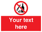 PV5153: Custom No alcohol or drugs Sign