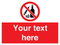 PV5153: Custom No alcohol or drugs Sign