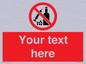 PV5153: Custom No alcohol or drugs Sign