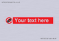 PV5154: Custom No camera phones Sign