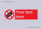 PV5154: Custom No camera phones Sign