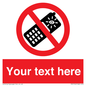 PV5154: Custom No camera phones Sign