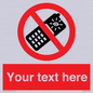 PV5154: Custom No camera phones Sign