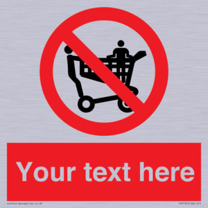 PV5197: Custom No Climbing on Trolley Sign