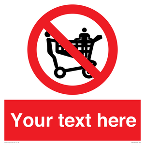 PV5197: Custom No Climbing on Trolley Sign