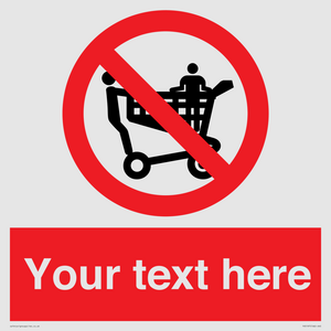 PV5197: Custom No Climbing on Trolley Sign