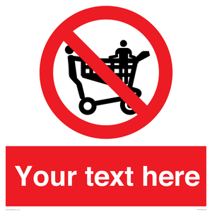 PV5197: Custom No Climbing on Trolley Sign