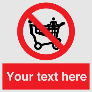 PV5197: Custom No Climbing on Trolley Sign