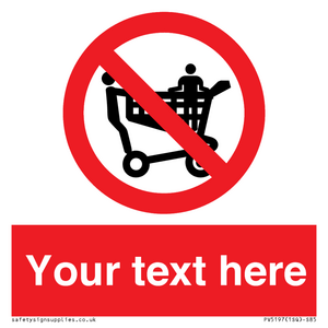 PV5197: Custom No Climbing on Trolley Sign