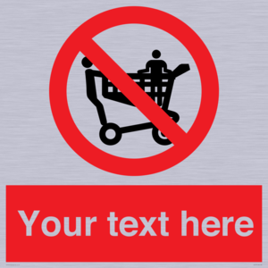 PV5197: Custom No Climbing on Trolley Sign