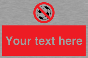 PV5198: Custom No Ball Games Sign