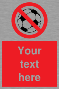 PV5198: Custom No Ball Games Sign