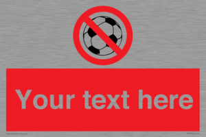 PV5198: Custom No Ball Games Sign