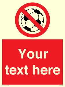 PV5198: Custom No Ball Games Sign