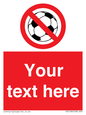 PV5198: Custom No Ball Games Sign