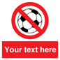 PV5198: Custom No Ball Games Sign