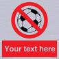 PV5198: Custom No Ball Games Sign