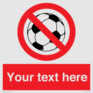 PV5198: Custom No Ball Games Sign