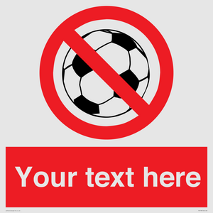 PV5198: Custom No Ball Games Sign