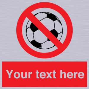 PV5198: Custom No Ball Games Sign